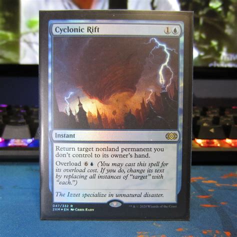 1X CYCLONIC RIFT FOIL DOUBLE MASTERS RARE NEAR MINT MTG EBay