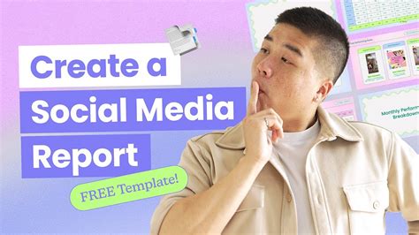 How To Create A Social Media Report Free Report Template Youtube