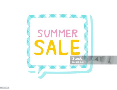 Summer Sale Vector Illustration Heading Stock Illustration Download