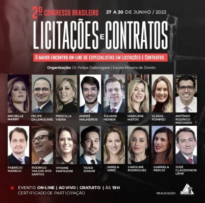 Congresso Brasileiro De Licita Es E Contratos Emd Online