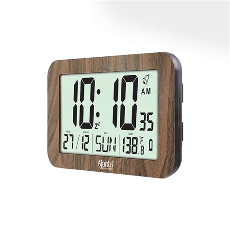 Wall Clock - Desktop Display - LCD Clock - Calendar Clock - LCD 140 ...