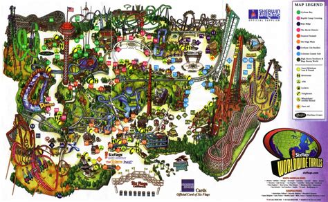 Six Flags Over Texas Map App | Printable Maps