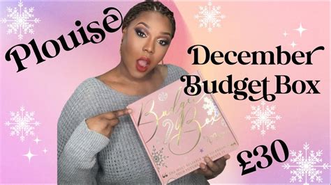 Unboxing Plouise December 2021 Budget Box The Best 1 Yet YouTube