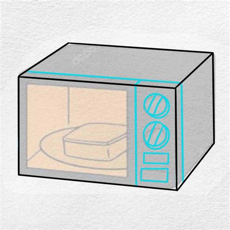 How to Draw a Microwave - HelloArtsy