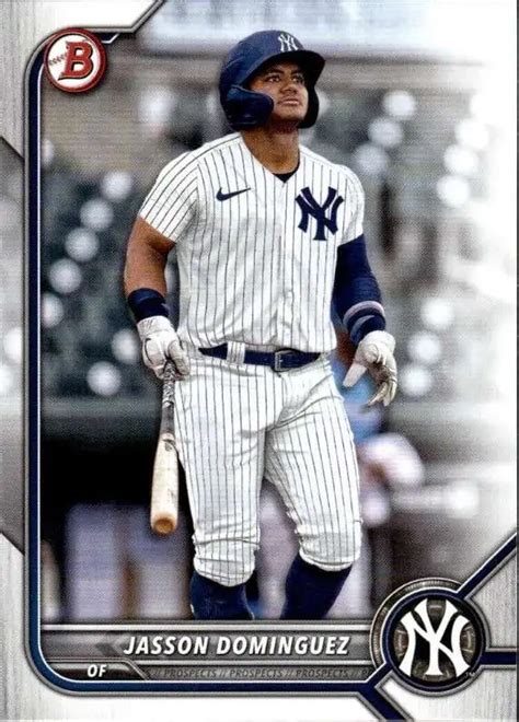 MLB New York Yankees 2022 Bowman Draft Single Card Jasson Dominguez BD