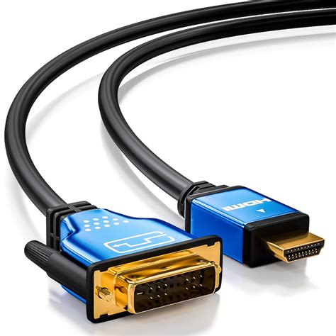 Deleycon Hdmi Zu Dvi Kabel Adapterkabel L Ngen Deleycon