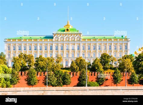 View Of The Grand Kremlin Palace Moscow Stock Photo Alamy