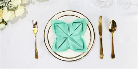 Water Lily Napkin Fold Tutorial Elevate Your Table Setting