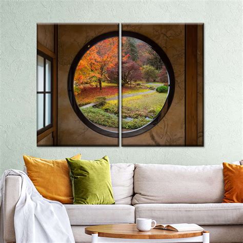 Japanese Garden Window Wall Art | Photography