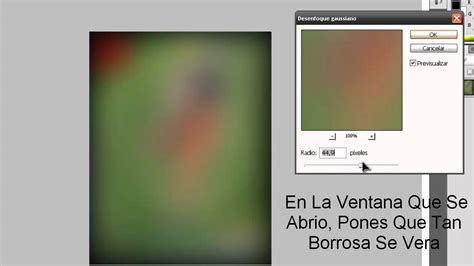 Como Hacer Una Imagen Borrosa En Adobe Photoshop YouTube