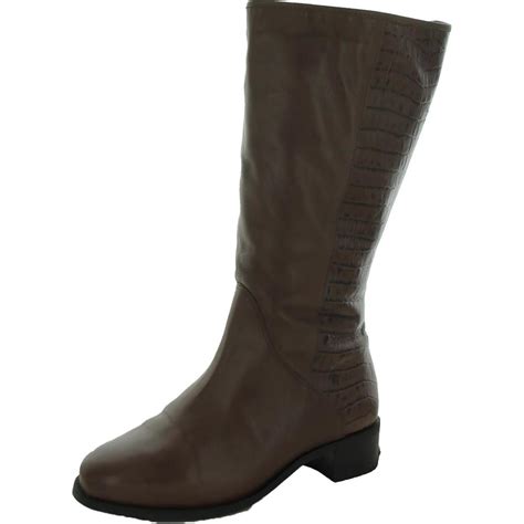 David Tate Superior Womens Leather Tall Knee High Boots