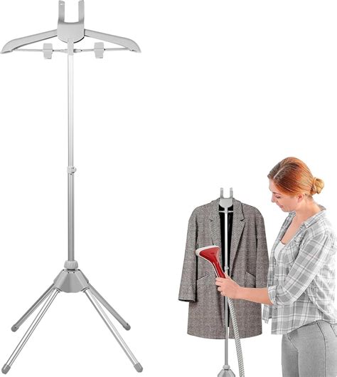 Iron Steam Stand, Standing Fabric Steamer Coat Hanger, Aluminium Alloy ...