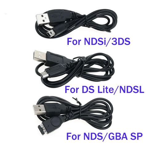 Usb Data Charger Charging Power Cable Cord For Ds Lite Dsl Ndsl For