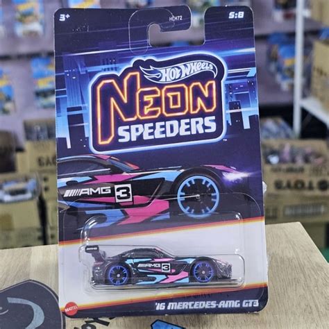 HOT WHEELS 16 MERCEDES AMG GT3 NEON SPEEDERS EXCLUSIVE SERIES WAVE 3 Shopee Malaysia