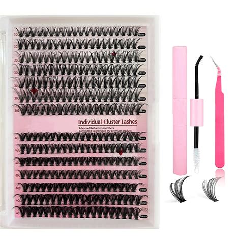 Amazon DIY Eyelash Extension Kit 280pcs Individual Lashes Cluster