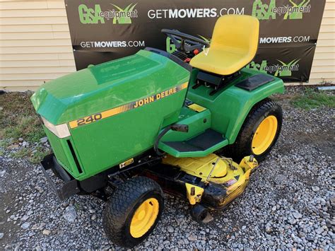 48IN JOHN DEERE 240 RIDING GARDEN TRACTOR 14HP KAW CLEAN RUNS GOOD