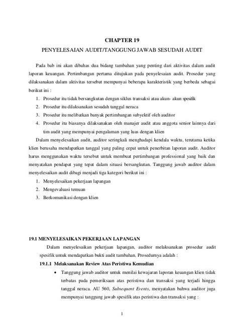 Contoh Kasus Auditing Dan Penyelesaiannya