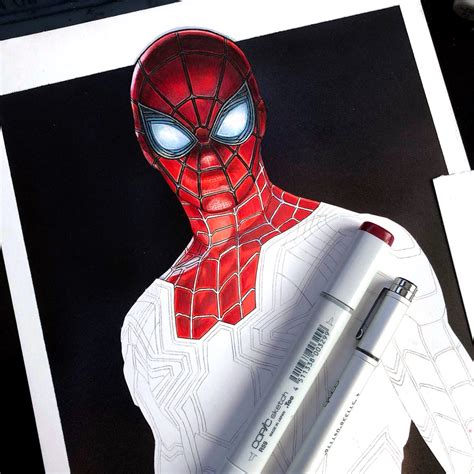 Iron Spider Drawing at GetDrawings | Free download