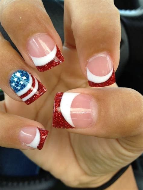 Amazing American Flag Inspired Nails Pretty Designs