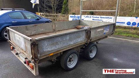 Second Hand Ifor Williams Flatbed X Goods Trailer With Loading