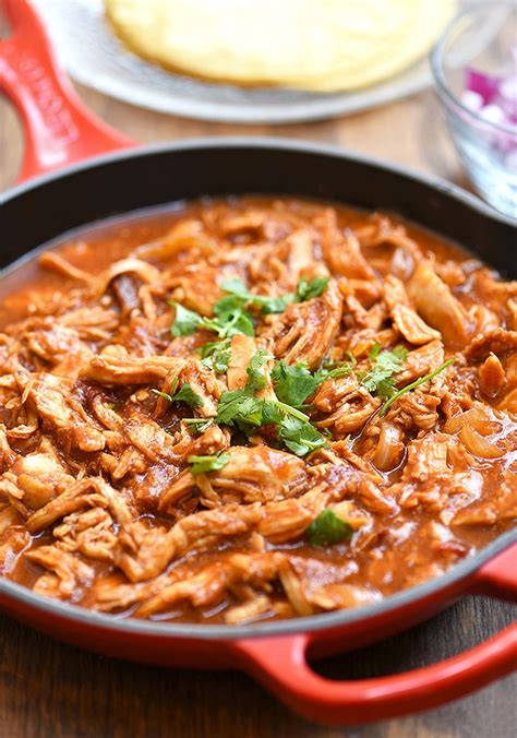 Easy Mexican Chicken Tinga Foodingrill Chicken Tinga Recipe Tinga