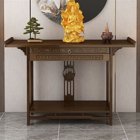 Altar Buddha Table Buddha Shrine Buddha Cabinet Chinese God Of Wealth