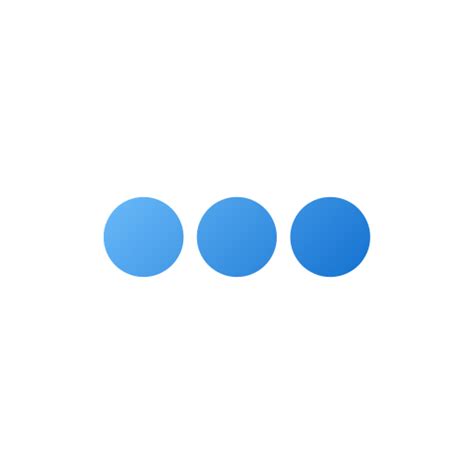 Ellipsis Generic Gradient Fill Icon