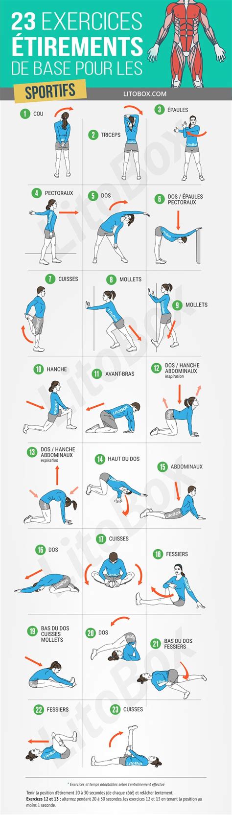 An Info Sheet Showing The Different Types Of Exercise Equipment