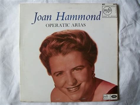 Joan Hammond Mfp Joan Hammond Operatic Arias Uk Lp Amazon