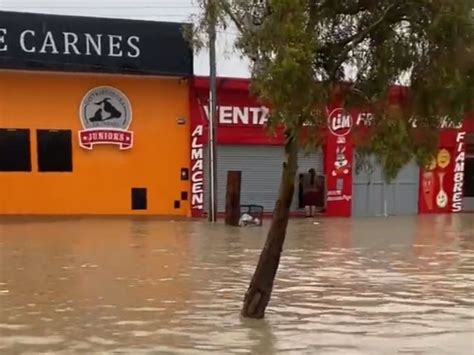 Fuerte temporal en Chubut se inundó Comodoro Rivadavia y sigue el