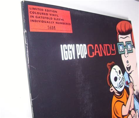 Iggy Pop Candy Limited Edition Numbered Gatefold Red Vinyl 10 Single