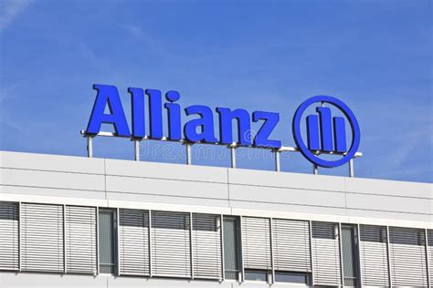 Allianz Insurance Logo And Text Sign On Office Brand Financial Services