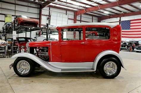 1930 Ford 2 Door Sedan Street Rod 1 Red Sedan 302ci V8 Automatic For