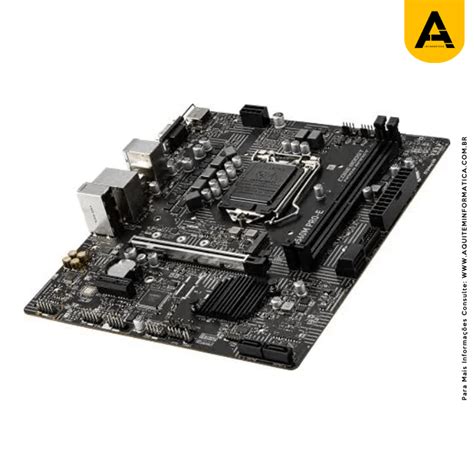 Placa Mãe MSI B560M PRO E Intel LGA 1200 mATX DDR4 AquiTem