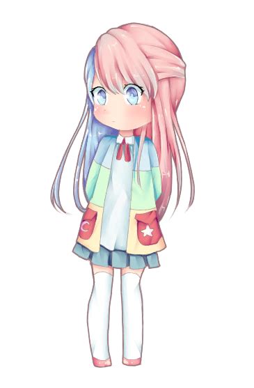 Soft Pink Chibi By Lunacybunny On Deviantart