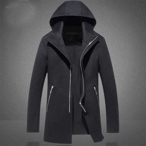 Winter Jacket Long Section of The Hooded Cloak Cape Cardigan Hoodie ...