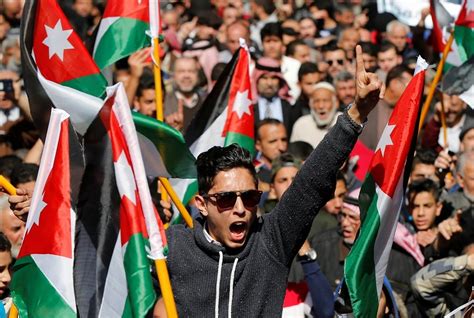 Jordanians Hit Streets To Protest Against Austerity Tax Rises Middle