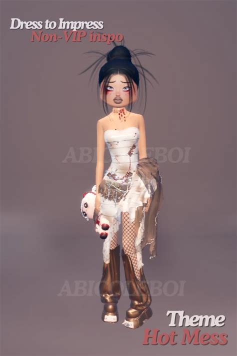 Theme Hot Mess Dress To Impress Non Vip Inspo Dress To Impress Hot Mess Vip Dress