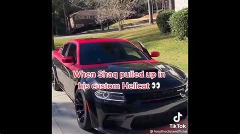 Shaq Custom Hellcat Charger Youtube