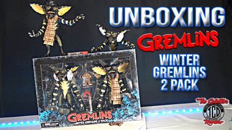 Unboxing Gremlins Christmas Carol Winter Scene 2 Pack Neca Action