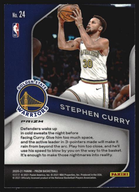 Panini Prizm Dominance Prizms Silver Stephen Curry Nm Mt