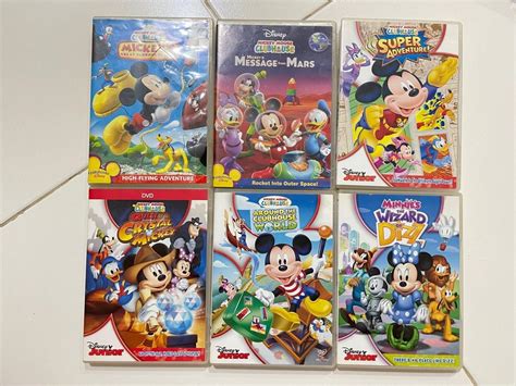 Disney Mickey Mouse Clubhouse Dvds Lot Of Disney Junior Minnie Mouse