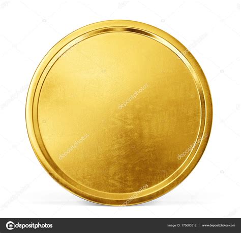 Gold Coin Isolated White Background Illustration Stock Photo by ...