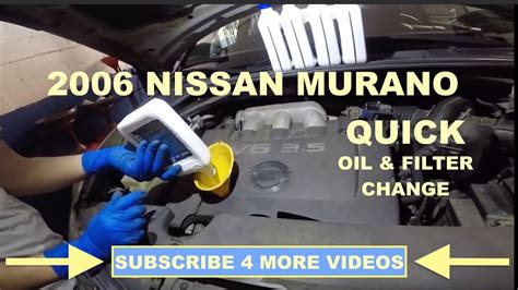 2006 Nissan Murano Engine Oil