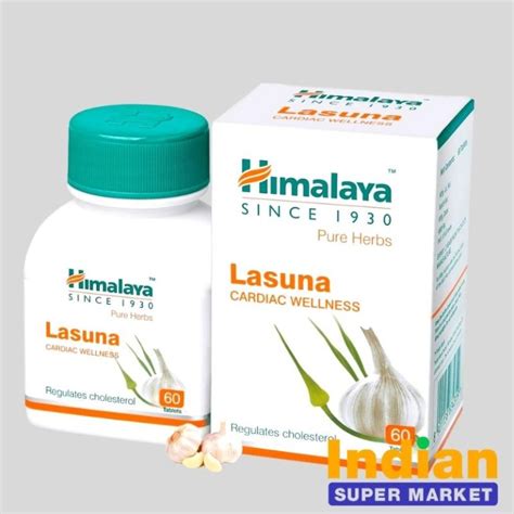 Himalaya Lasuna 60 Tablets Indian Supermarket