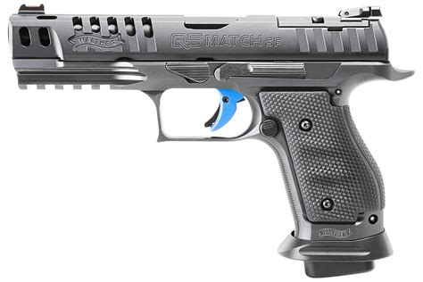 Walther Q Match Sf Pro Mm Full Size Pistol With Three Magazines Le