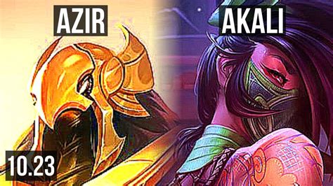 Azir Vs Akali Mid 618 20m Mastery 1400 Games Na Grandmaster