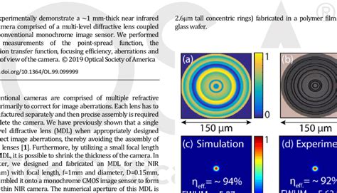 A Designed Geometry Of The Mdl And B Optical Micrograph Of The