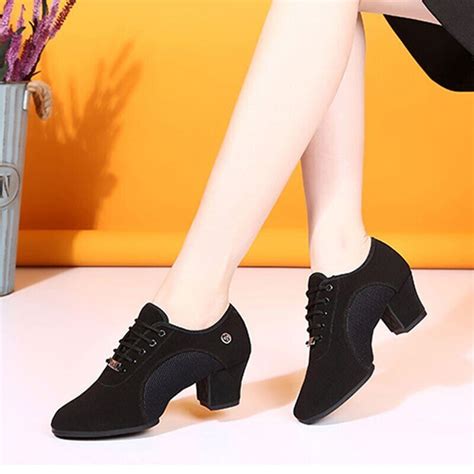 Women Dance Shoes Jazz Latin Ballroom Salsa Dancing Shoe High Heels