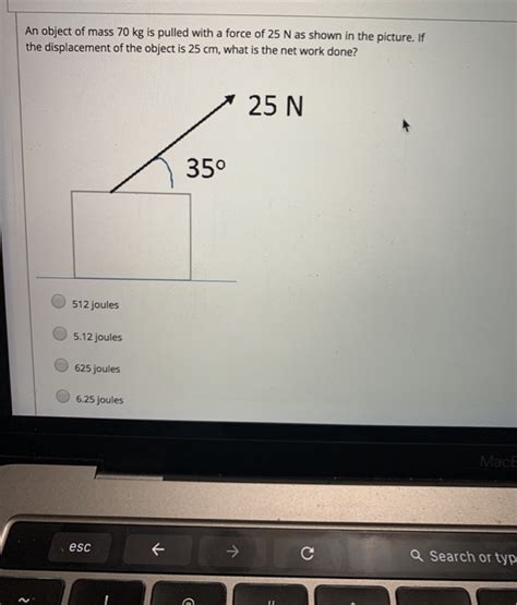 Solved An object of mass 70 kg is pulled with a force of 25 | Chegg.com 